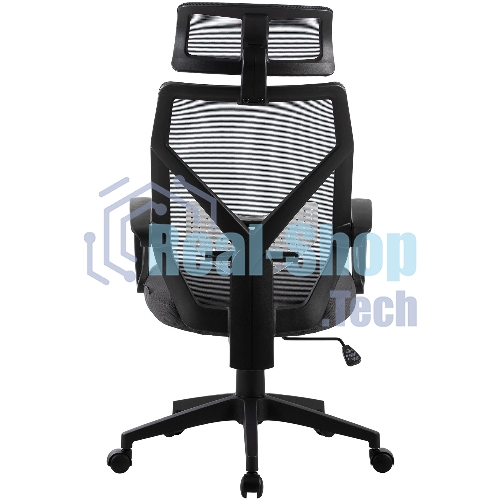 Кресло Cactus CS-MC414-GY черный, сетка, подголовник