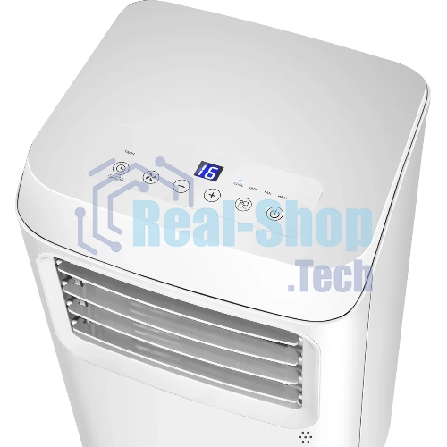 Кондиционер мобильный Hyundai HPAC-09-2 9000 BTU, 25 м², 64 дБ, охлаждение, осушение, белый
