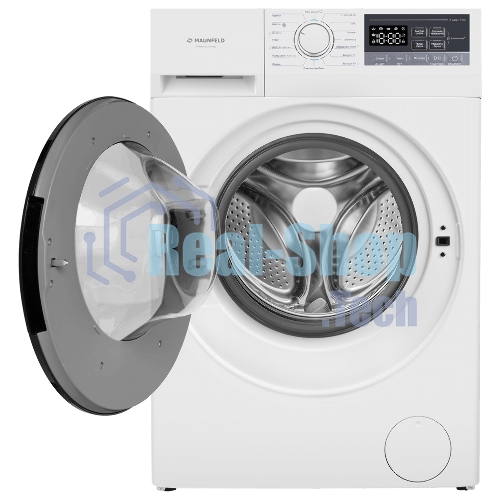 Стиральная машина Maunfeld MFWM148STWH02 белая, загрузка фронтальная 8кг, 1400 об/мин., класс: A+++