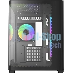 Компьютерный корпус Ocypus Iota C50 BK Curve ARGB Digital mATX без БП (Iota-C50-BKD300CD-GL)