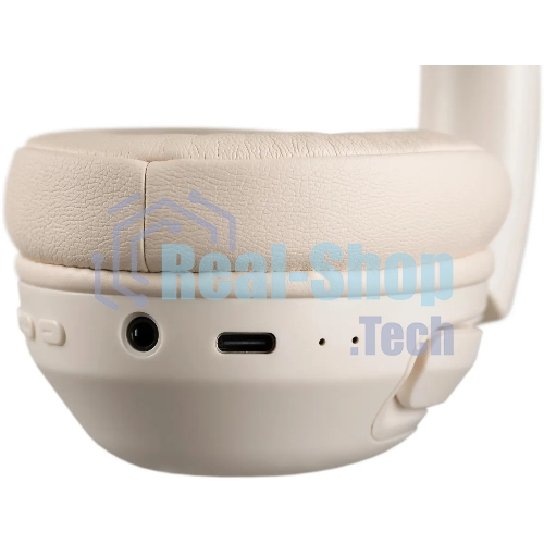 Беспроводные/проводные наушники Defender FreeMotion B475 ANC бежевый, накладные, Bluetooth + проводной, активное шумоподавление, складная конструкция, до 15 ч