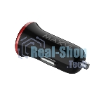 Автомобильное зарядное устройство Maxvi CCM-101BR USB 1А черно-красный