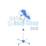 Вентилятор напольный Maxvi FS1645 white-blue