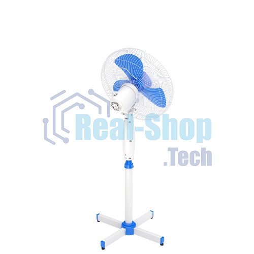 Вентилятор напольный Maxvi FS1645 white-blue