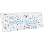 Клавиатура A4Tech Fstyler FBK27C AS белый USB беспроводная BT/Radio slim Multimedia (FBK27C AS)