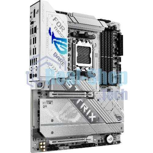 Материнская плата ASUS ROG STRIX X870-A GAMING WIFI, AM5, AMD X870, 4xDDR5, 2xSATA, 4xM.2, 1xPCI-E 4.0 x4, 1xPCI-E 5.0 x16, 1xHDMI, 1xDP, 1x 2.5Gb LAN, 4xUSB-A 3.2 Gen 1, 5xUSB-A 3.2 Gen 2, 1xUSB-C 3.2 Gen 2, 2xUSB4, 2x3.5 мм, 7.1, ATX