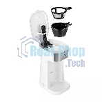 Кофеварка капельная Kitfort КТ-7411 белый/нержавеющая сталь, исп. кофе - молотый, 0.4 л, 450 Вт