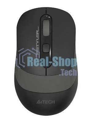 Мышь беспроводная A4Tech Fstyler FG10 черный/серый, 2000 dpi, радиоканал, USB, кнопки - 4