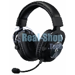 Наушники с микрофоном Logitech G Pro X черный 2м мониторные оголовье (981-000819)