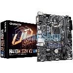 Материнская плата Gigabyte H410M S2H V2 2.1, LGA 1200, Intel Q470, 2xDDR4, 4xSATA, 1xM.2, 1xPCIe 3.0 x16, 2xPCIe x1, 1xHDMI, 1xDVI-D, 1xVGA, 1x 1Gb LAN, 2xUSB-A 3.2 Gen 1, 4xUSB-A 2.0, 3x3.5 мм, 7.1, mATX