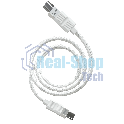 Дата-кабель MORE CHOICE (4620202555007) K87aa 2м USB 3.0A PD60W для Type-C Type-C- 2м, белый