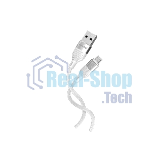 Кабель Smartbuy (iK-12-S72w) S72 MicroUSB белый, 2.4 А, сил., 1м