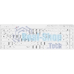 Клавиатура A4Tech Fstyler FBK27C AS белый USB беспроводная BT/Radio slim Multimedia (FBK27C AS)