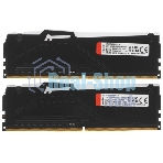 Оперативная память Kingston Fury Beast, DDR5, 16Gb (2x8GB), 5600MHz, CL40, DIMM, с радиаторами, RGB, черный