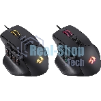 Мышь проводная REDRAGON Aatrox черный, 12400 dpi, USB, кнопки - 15