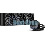 Система жидкостного охлаждения Deepcool LE360 V2 Zero Dark Soc-AM5/AM4/1200/1700/1851 черный 4-pin 19-31.6dB Al 250W 1632gr Ret (R-LE360ZERO-BKLNMD-G-1)