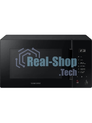Микроволновая печь Samsung MG23T5018AK/BW черный, 23 л, 800 Вт, переключатели - сенсор