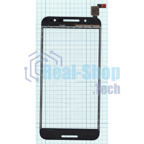 Сенсорное стекло (тачскрин) для Alcatel A7 5090Y, черное
