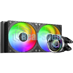 Система жидкостного охлаждения ID-Cooling FX240 INFINITY ARGb черный 120мм алюминий+медь 2000rpm 27.2db 4-pin 300W