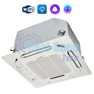 Внутренний блок сплит-системы кассетного типа Ballu Machine BLC_C/in-18HN1_21Y (compact) 18000 BTU, 55 м², 46 дБ, охлаждение, обогрев, осушение, белый