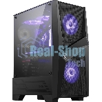 Компьютерный корпус MSI MAG FORGE 100M/mid-tower, ATX, tempered glass side panel/2x RGb 120мм & 1x 120мм fans inc./MAG FORGE 100M