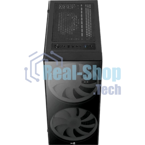 Компьютерный корпус Aerocool/Formula Python (3xUSB, 2xAudio, 0.5 мм,2x200 мм FAN, прозрачная стенка-закаленное стекло, ATX, без БП)