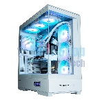 Компьютерный корпус ZALMAN P50 DS, ATX, WHITE, WINDOW, 2x3.5