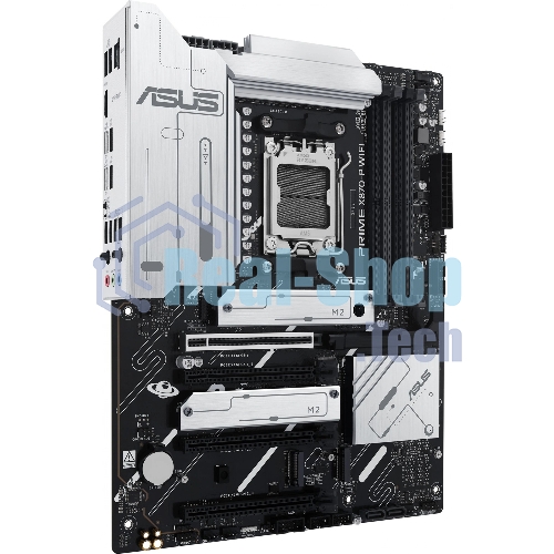 Материнская плата ASUS PRIME X870-P WIFI, AM5, AMD X870, 4xDDR5, 2xSATA, 4xM.2, 1xPCI-E 5.0 x16, 2xPCI-E 4.0 x1, 1xHDMI, 2xUSB-C, 1x 2.5Gb LAN, 4xUSB-A 3.2 Gen 1, 1xUSB-A 3.2 Gen 2, 4xUSB-A 2.0, 3x3.5 мм, 7.1, 1xWi-Fi 7, ATX