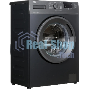 Стиральная машина Beko WSRE6512ZAA черный, загрузка фронтальная 6 кг, 1000 об/мин., класс: А