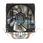 Кулер универсальный Silverstone SST-KR03 Kryton CPU Cooler, low noise, silent hydraulic bearing 92мм blue LED fan, universal Socket compatibility
