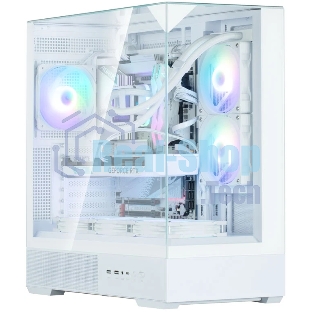 Компьютерный корпус ZALMAN P40 Prism, ATX, белый, WINDOW, 2x3.5