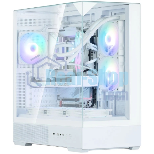 Компьютерный корпус ZALMAN P40 Prism, ATX, белый, WINDOW, 2x3.5