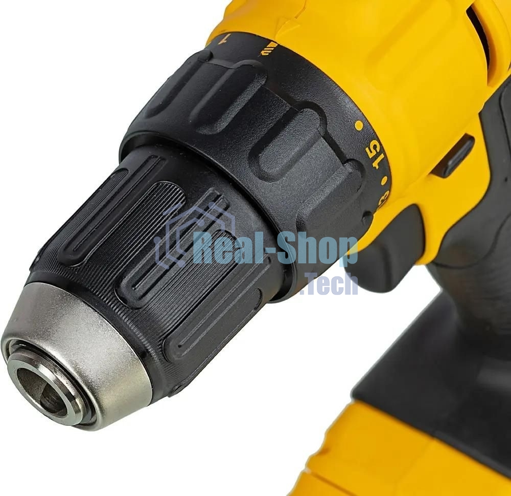 Дрель-шуруповерт DeWalt DCD771D2-QW, 18 В, 2 Ач, 42 Нм, щеточный
