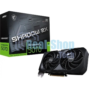 Видеокарта MSI RTX 5070 SHADOW 2X OC 12Gb GDDR7 192bit 3xDP HDMI 2FAN RTL