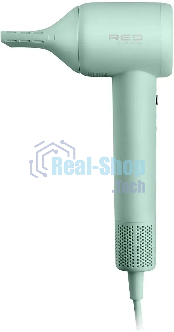 Фен Red Solution F572 зеленый/мятный, 1400 Вт, компактный, ионизация