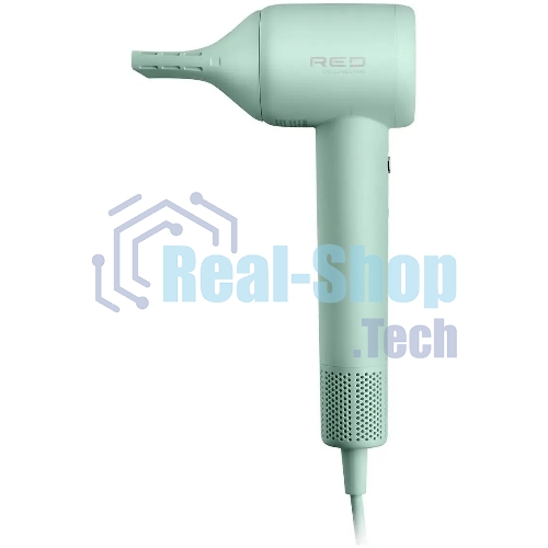 Фен Red Solution F572 зеленый/мятный, 1400 Вт, компактный, ионизация