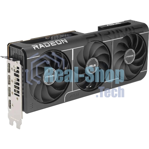 Видеокарта Asus PCI-E 5.0 PRIME-RX9070-O16G-EVO AMD Radeon RX 9070 16Gb 256bit GDDR6 2120/20000 HDMIx1 DPx3 HDCP Ret