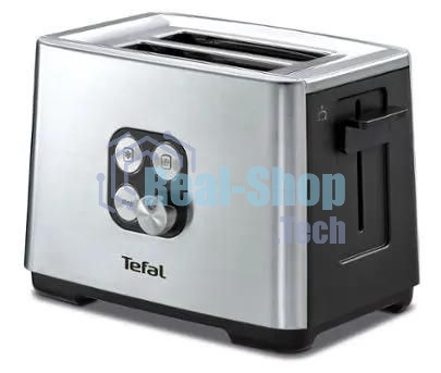 Тостер Tefal TT420D30 серебристый, 900 Вт, 2 слота