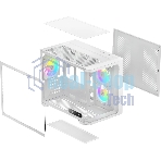 Компьютерный корпус Ocypus Iota C50 WH Curve ARGB Digital (Iota-C50-WHD300CD-GL)