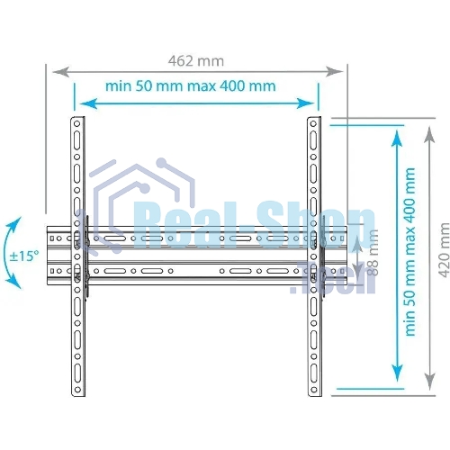 Кронштейн для телевизора Arm Media PLASMA-4 new черный, 22