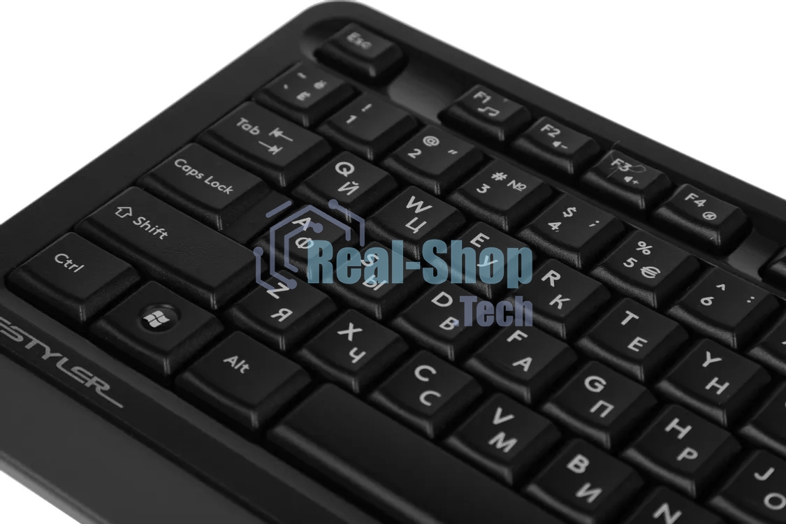 Комплект клавиатура+мышь A4Tech FStyler FG1035 беспроводной, USB, 2000 DPI, чёрный/серый