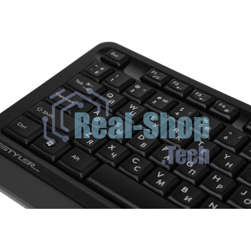 Комплект клавиатура+мышь A4Tech FStyler FG1035 беспроводной, USB, 2000 DPI, чёрный/серый