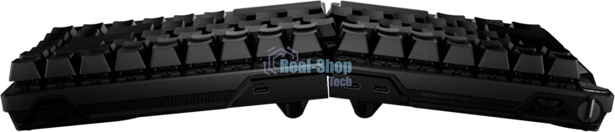Клавиатура ASUS ROG Falcata Black гибридная, USB Type-A, Bluetooth, радиоканал, чёрный