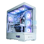 Компьютерный корпус ZALMAN P50 DS, ATX, WHITE, WINDOW, 2x3.5
