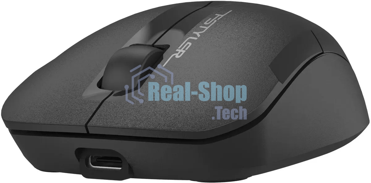 Мышь беспроводная A4Tech Fstyler FG15C Air2 черный, 1200 dpi, радиоканал, USB, кнопки - 3