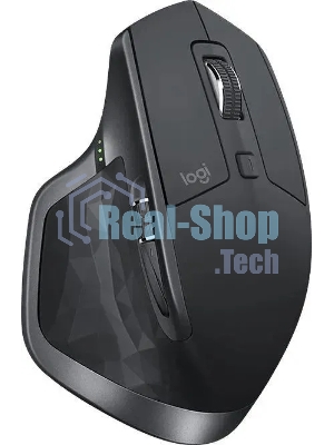 Мышь беспроводная Logitech MX Master 2S графитовый, 4000 dpi, радиоканал, Bluetooth, USB, кнопки - 7