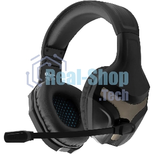 Гарнитура Oklick HS-L370G чёрный, проводная, 3.5 мм