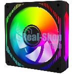 Вентилятор для корпуса Alseye Mirror-B-P черный, 120 мм, 2000 об/мин, 35.2 дБ, 4 pin