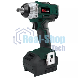 Профессиональный бесщеточный гайковерт аккумуляторный KLPRO KLSS18B-80 (18В, Li-ion-2шт, 8.0Ач, 250Нм, 2 скорости, подсветка,З/У,в кейсе)