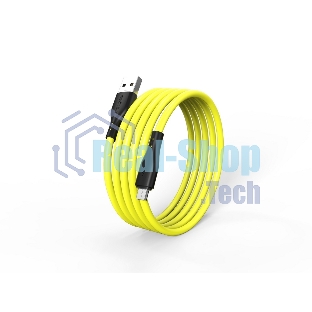 Кабель Smartbuy (iK-12-S21by) S21 MicroUSB желтый, 2.4 А, сил., 1 м